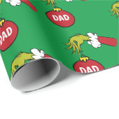 Papier Cadeau Grinch | Papa (Coin rond)