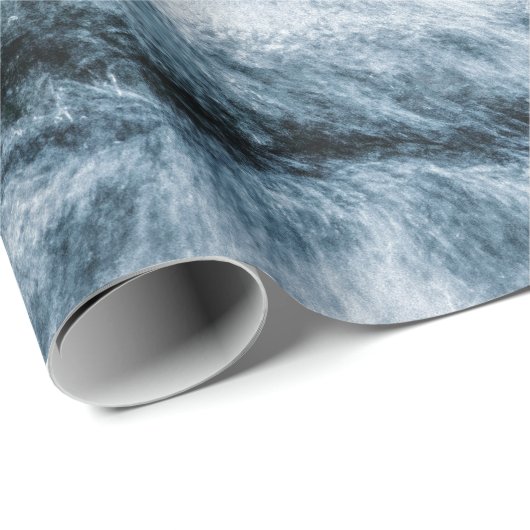 Papier Cadeau Gris (Coin rond)