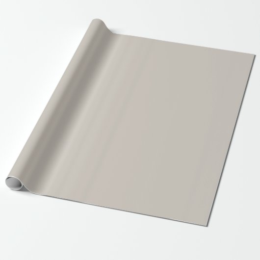Papier Cadeau Gris agréable couleur unie (Déroulé)