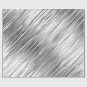 Papier Cadeau Gris argenté (Plat)