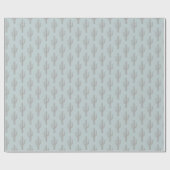 Papier Cadeau Gris Cactus Motif bleu (Plat)