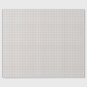 Papier Cadeau Gris cendré clair Plaid simple (Plat)