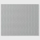Papier Cadeau Gris de charbon et squelette blanc (Plat)