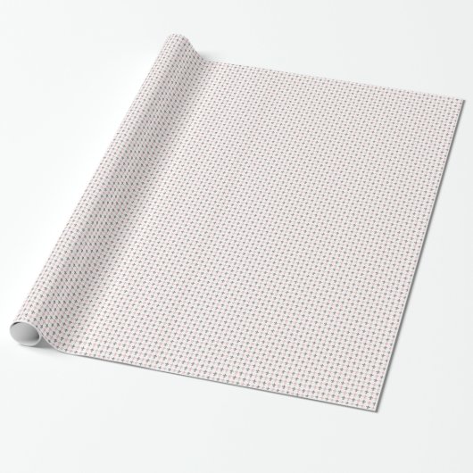 Papier Cadeau Gris de Fleur de Lis Pink (Déroulé)