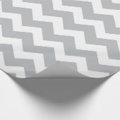 Papier Cadeau Gris et blanc Trappe au fromage (Coin)