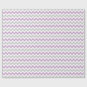 Papier Cadeau Gris et violet Zigzag Chevron Stripes (Plat)