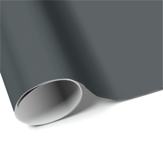 Papier Cadeau Gris foncé Azur (Coin rond)