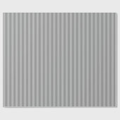 Papier Cadeau Gris foncé et gris rayé/Motif à nappes (Plat)