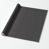 Papier Cadeau Gris foncé uni (Déroulé)