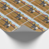 Papier Cadeau Gris Grulla Appaloosa Quartier Horse Stallion (Coin)