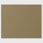 Papier Cadeau Gris marron uni (Plat)