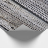 Papier Cadeau Gris Météo-board Effet Barne Siding (Coin)