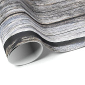 Papier Cadeau Gris Météo-board Effet Barne Siding (Coin rond)