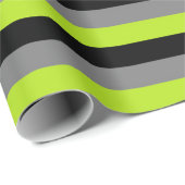 Papier Cadeau Gris noir, charbon de bois et chaux Gris vert (Coin rond)