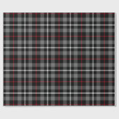 Papier Cadeau Gris Plaid Pour Papier Enveloppant Noël (Plat)