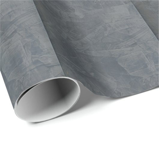 Papier Cadeau Gris solide (Coin rond)