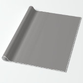 Papier Cadeau Gris spatial uni teinte de couleur (Déroulé)