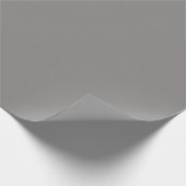 Papier Cadeau Gris spatial uni teinte de couleur (Coin)