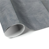 Papier Cadeau Gris Uni (Coin rond)