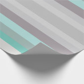Papier Cadeau Gris Vert Bleu (Coin)