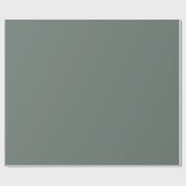Papier Cadeau Gris vert zen naturel neutre (Plat)
