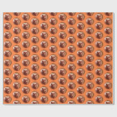 Papier Cadeau Grizzly Bear Cub dans Fireweed Peinture Art de la  (Plat)