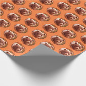 Papier Cadeau Grizzly Bear Cub dans Fireweed Peinture Art de la  (Coin)