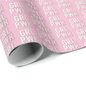PAPIER CADEAU GRL PWR (Coin rond)