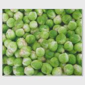 Papier Cadeau Grön Bryssel Kål (Plat)