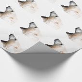Papier Cadeau Grondement d'ours blanc (Coin)