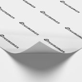 Papier Cadeau Groomsman (Coin)