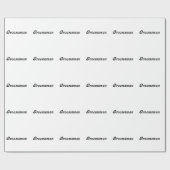 Papier Cadeau Groomsman (Plat)