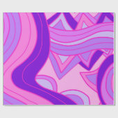 Papier Cadeau Groovy Pinks (Plat)