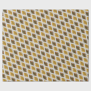 Papier Cadeau Gros caractères d'or de DIAMANTS