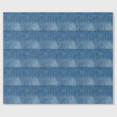 Papier Cadeau Gros plan bleu jean texture (Plat)