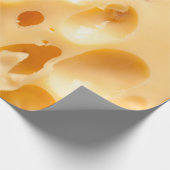 Papier Cadeau Gros plan de fromage jaune. Ce fichier est nettoyé (Coin)