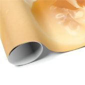 Papier Cadeau Gros plan de fromage jaune. Ce fichier est nettoyé (Coin rond)