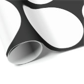 Papier Cadeau Gros Points Blancs (Coin rond)