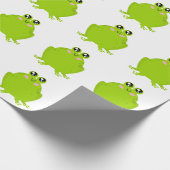 Papier Cadeau Grosse grenouille mignonne (Coin)