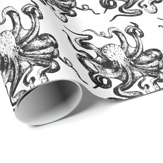 Papier Cadeau Grosse pieuvre Thunder_Cove (Coin rond)