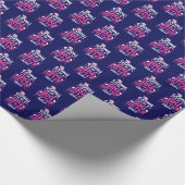 Papier Cadeau Grosse soeur Coeurs Unicorne 2024 (Coin)