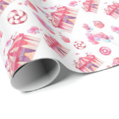 Papier Cadeau Grosse Tente Sweets (Coin rond)
