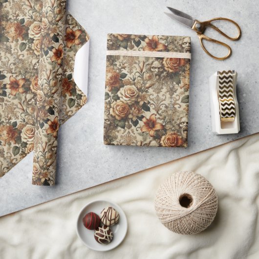 Papier Cadeau Grotesque Elegance – Gothic Victorian (Artisanat)