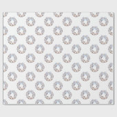 Papier Cadeau Grotte de l'huître côtière de Preppal Noël (Plat)