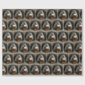 Papier Cadeau Groundhog With Mug of Beer (Plat)