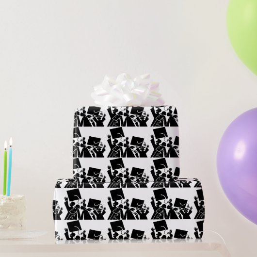 Papier Cadeau Groupe de diplômés Classe de 20? ? (Cadeaux de fête)