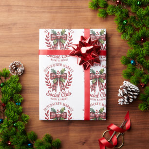 Papier Cadeau Groupe de marché de shopping Nutcracker Social Clu