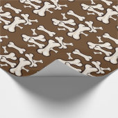 Papier Cadeau Groupe d'enveloppe de cadeau de chien d'os (Coin)