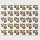 Papier Cadeau Groupe Pekingese (Plat)