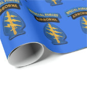Papier Cadeau Groupes des forces spéciales béets verts sof sf sf (Coin rond)